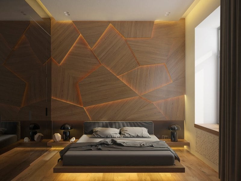 Панели для спальни — идеальное решение для современного интерьере (90 фото новинок) #26