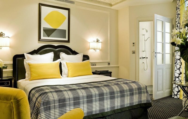 Желтая спальня — фото идеального сочетания желтого цвета в интерьере #5