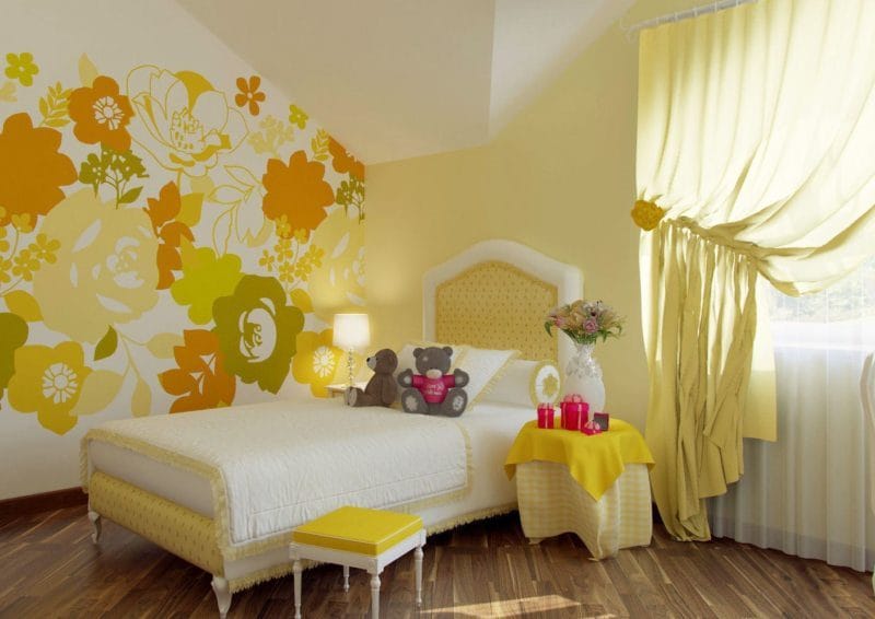 Желтая спальня — фото идеального сочетания желтого цвета в интерьере #10