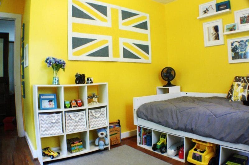Желтая спальня — фото идеального сочетания желтого цвета в интерьере #25