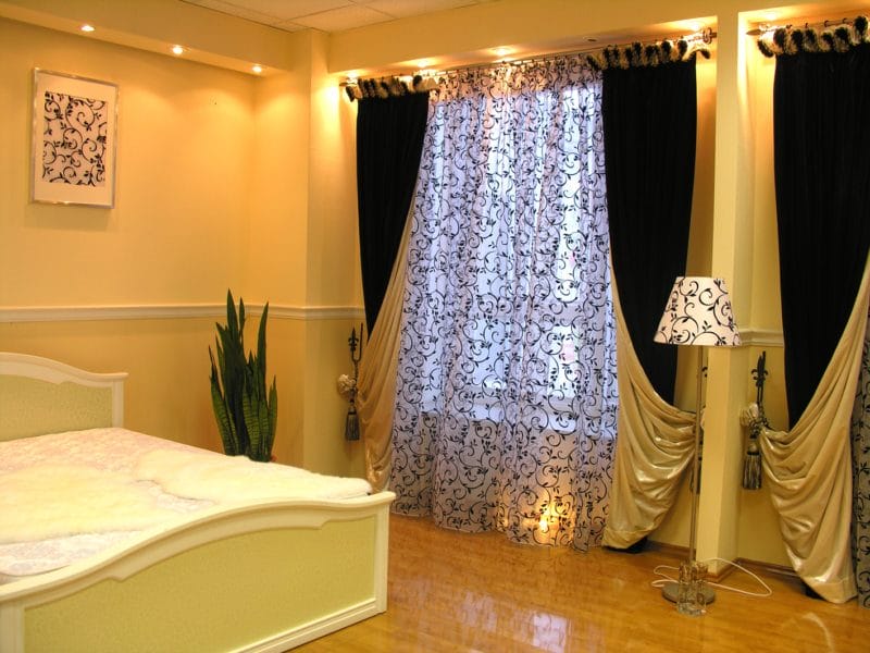 Золотая спальня: роскошный и гламурный дизайн (86 фото) #14