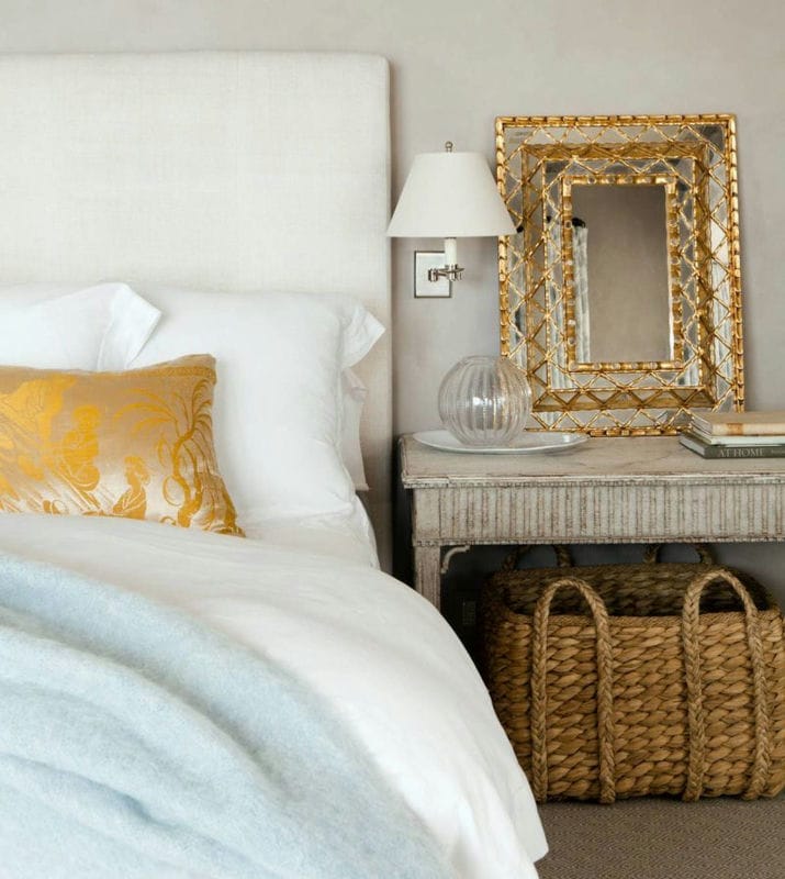 Золотая спальня: роскошный и гламурный дизайн (86 фото) #17