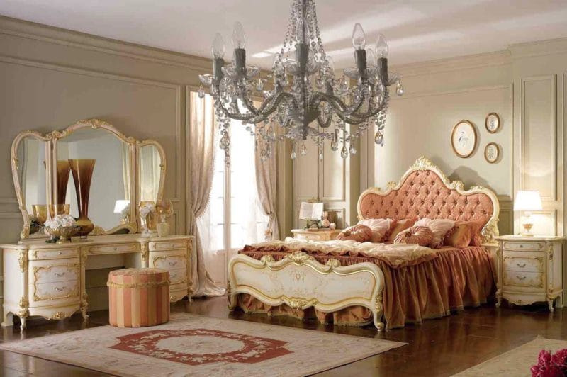 Золотая спальня: роскошный и гламурный дизайн (86 фото) #34