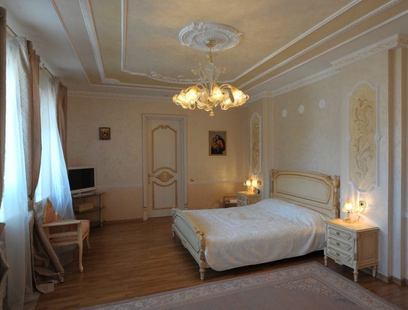 Золотая спальня: роскошный и гламурный дизайн (86 фото) #47