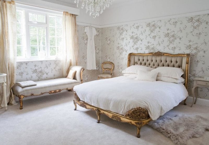 Золотая спальня: роскошный и гламурный дизайн (86 фото) #50