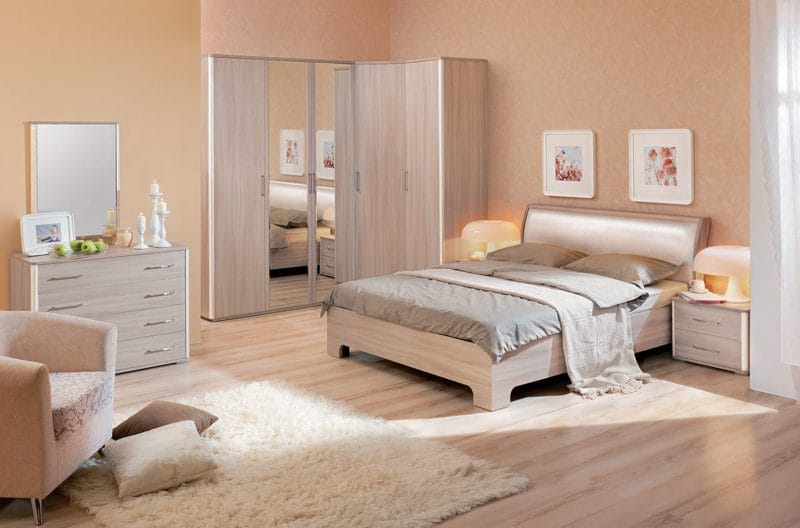 Угловая спальня — как правильно выбрать мебель? 65 фото лучших новинок! #2