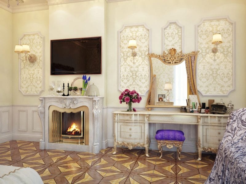 Золотая гостиная: элегантный и роскошный дизайн на 90 фото #21
