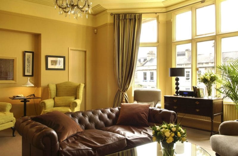 Золотая гостиная: элегантный и роскошный дизайн на 90 фото #27