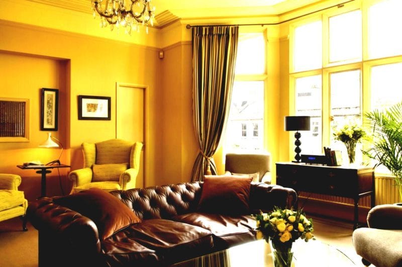 Золотая гостиная: элегантный и роскошный дизайн на 90 фото #9