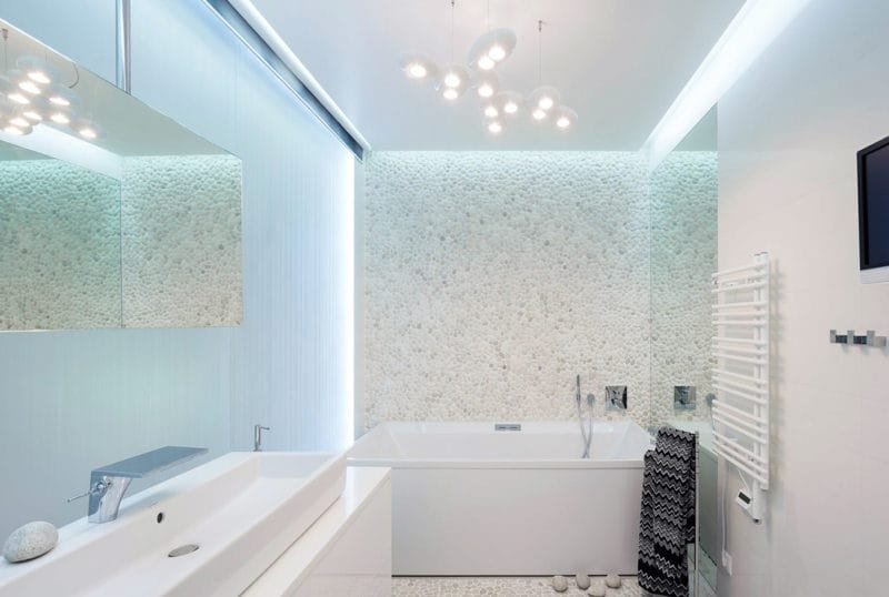 Дизайн ванной 2022 годов — 150 фото элегантного оформления в современном стиле #32