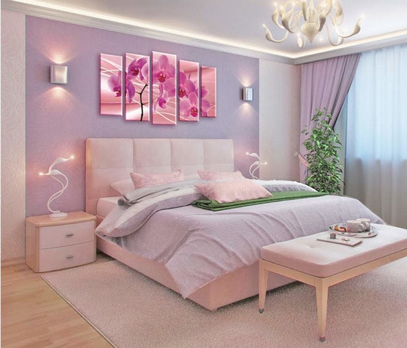 Картины для спальни: обзор удачного сочетания в интерьере спальни (85 фото дизайна) #53
