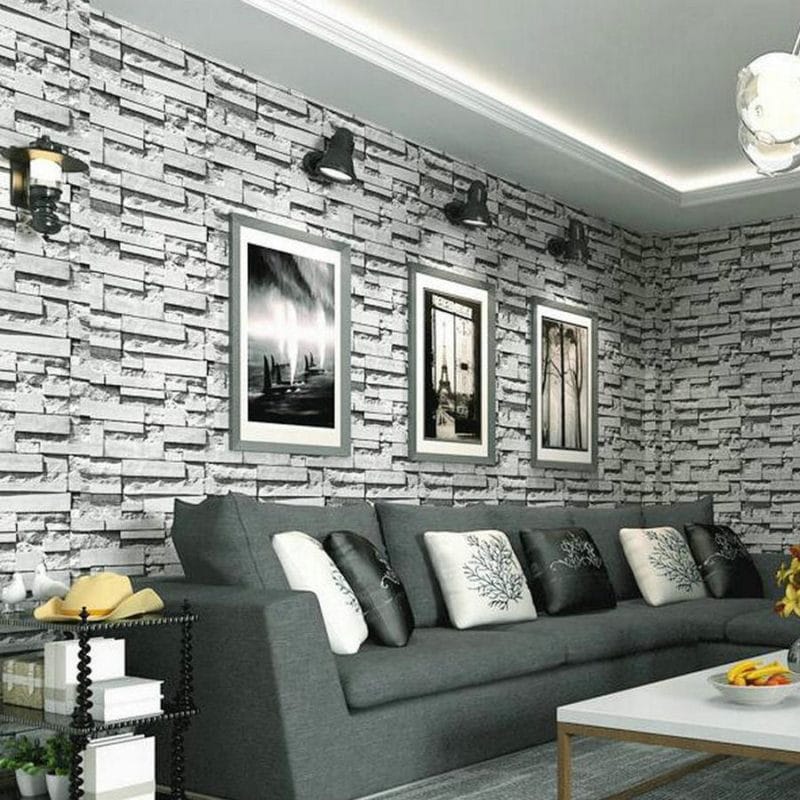 Кирпичная гостиная — 90 фото вариантов необычного декора стен в гостиной #10