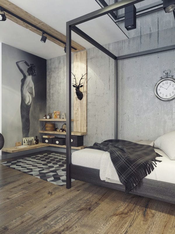 Планировка спальни — как обустроить комнату для сна со вкусом (90 фото) #57