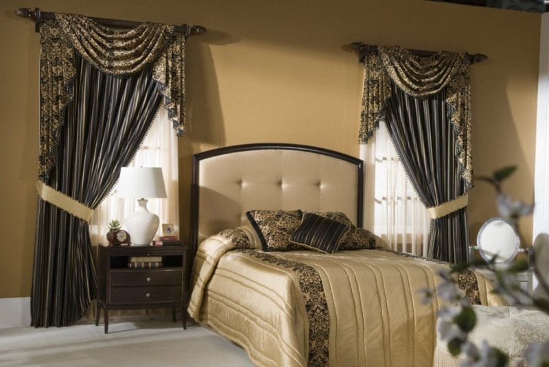 Ламбрекены в спальню — оформляем стильно и со вкусом! 80 фото лучших идей. #47