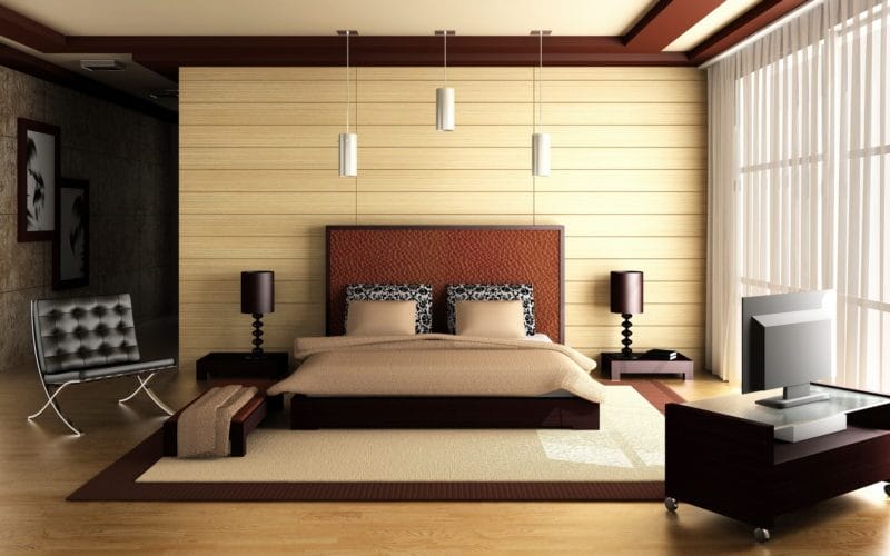 Ночники в спальню: обзор необычных вариантов оформления в интерьере спальни (65 фото) #31