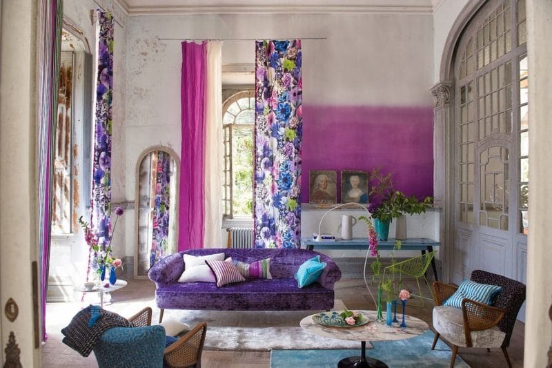 Фиолетовая гостиная — практические советы идеального сочетания (77 фото) #52