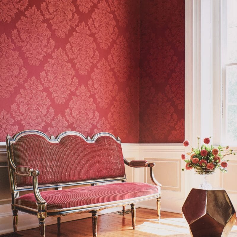 Розовая гостиная — 70 фото нежного дизайна гостиной с розовым оттенком #31
