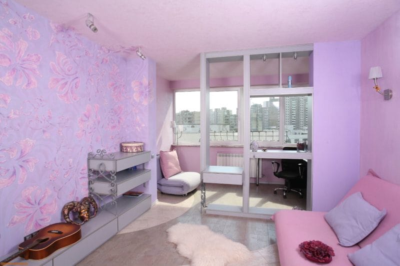 Розовая гостиная — 70 фото нежного дизайна гостиной с розовым оттенком #38