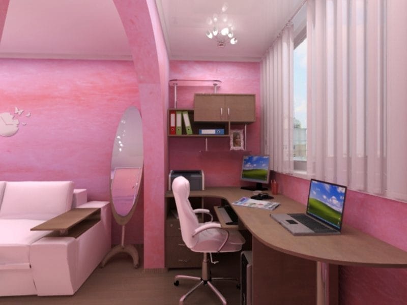 Розовая гостиная — 70 фото нежного дизайна гостиной с розовым оттенком #40