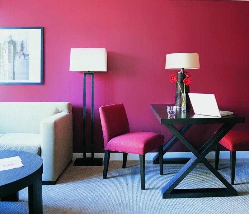 Розовая гостиная — 70 фото нежного дизайна гостиной с розовым оттенком #20