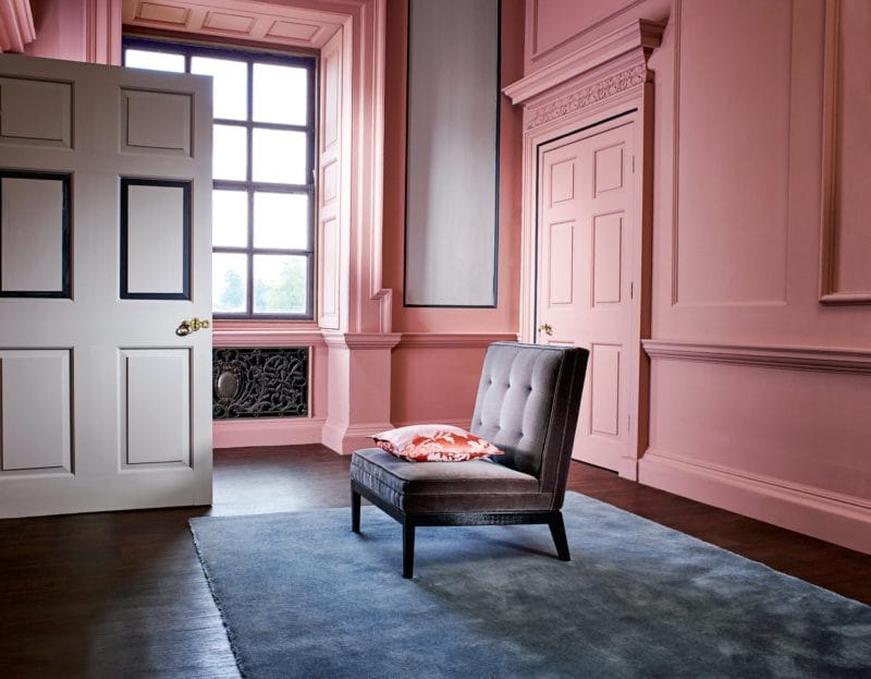 Розовая гостиная — 70 фото нежного дизайна гостиной с розовым оттенком #50