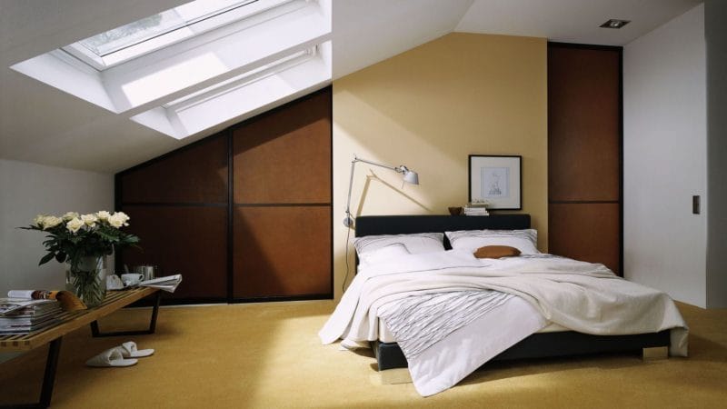 Спальня на мансарде — 70 фото оригинальных идей дизайна. Обзор достоинств такой спальни! #20