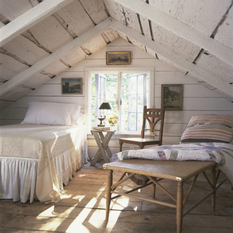 Спальня на мансарде — 70 фото оригинальных идей дизайна. Обзор достоинств такой спальни! #21