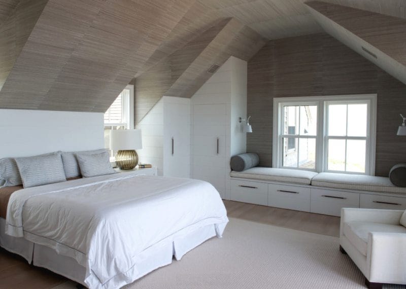 Спальня на мансарде — 70 фото оригинальных идей дизайна. Обзор достоинств такой спальни! #26
