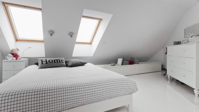 Спальня на мансарде — 70 фото оригинальных идей дизайна. Обзор достоинств такой спальни! #48
