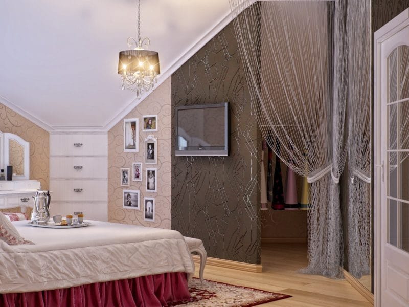 Спальня на мансарде — 70 фото оригинальных идей дизайна. Обзор достоинств такой спальни! #6