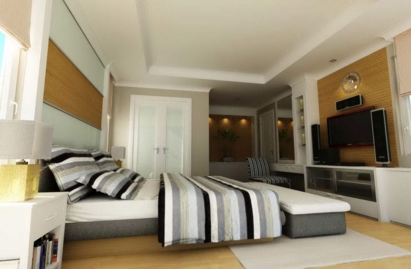 Спальня в квартире — изумительный и строгий дизайн (85 фото идей) #7