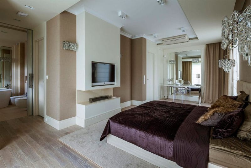 Спальня в квартире — изумительный и строгий дизайн (85 фото идей) #16