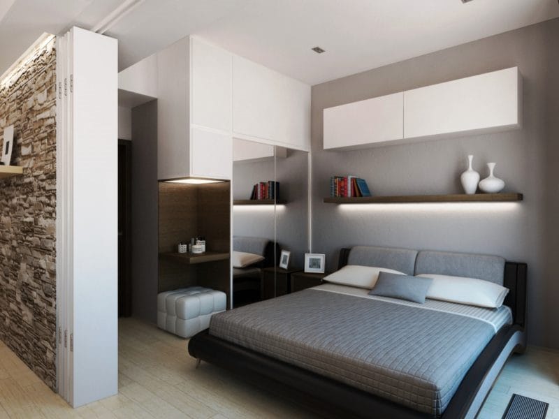Спальня в квартире — изумительный и строгий дизайн (85 фото идей) #41