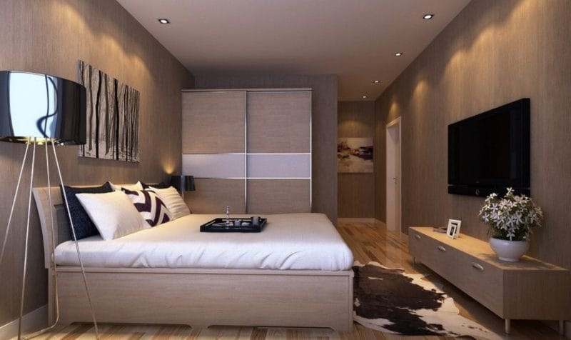 Спальня в квартире — изумительный и строгий дизайн (85 фото идей) #45