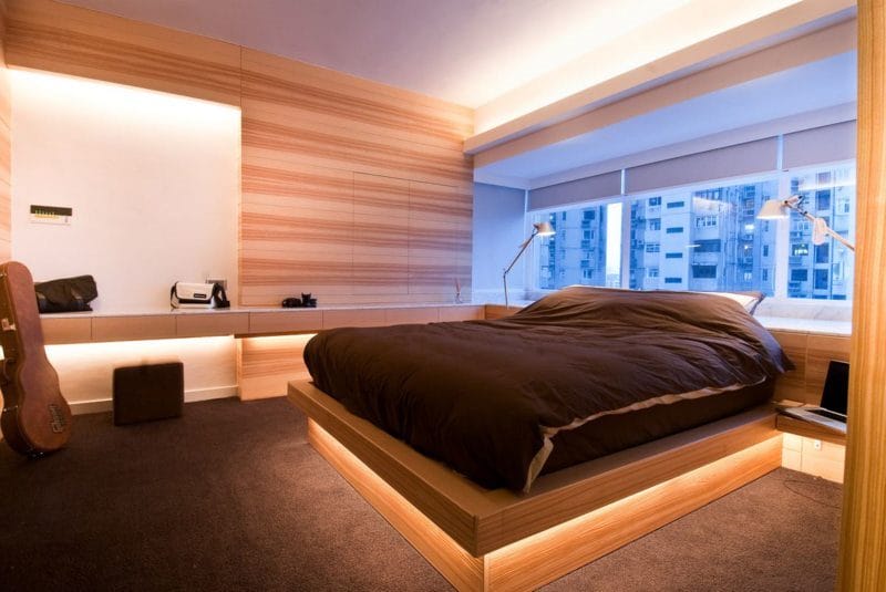 Спальня в квартире — изумительный и строгий дизайн (85 фото идей) #55
