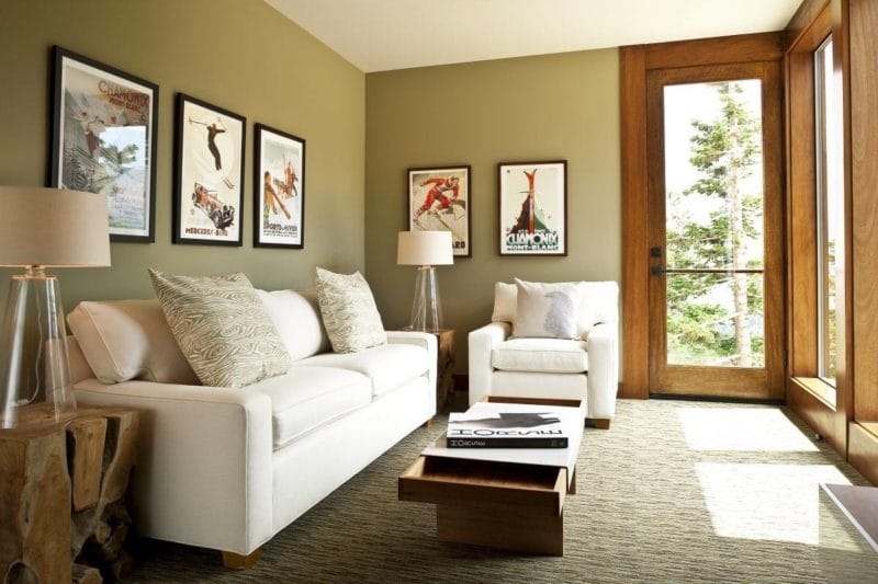 Узкая гостиная — 110 фото уютного и функционального дизайна в узкой комнате #22