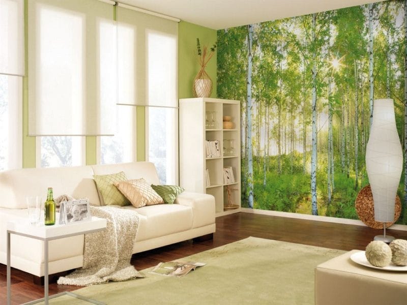 Зеленая спальня: атмосфера уюта и спокойствия. 80 фото вариантов дизайна. #48