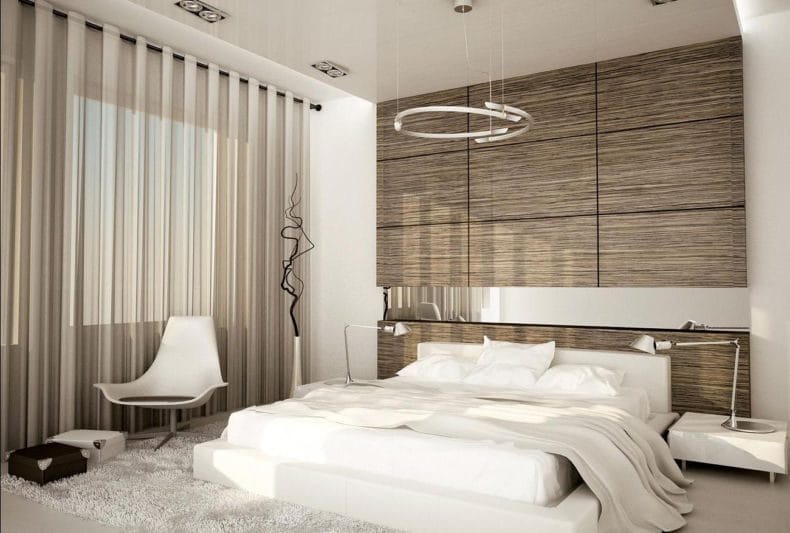 Идеи оформления спальни — дизайн интерьера спальни 2022 года #10