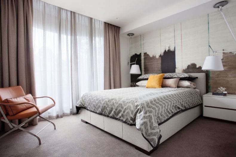 Идеи оформления спальни — дизайн интерьера спальни 2022 года #7