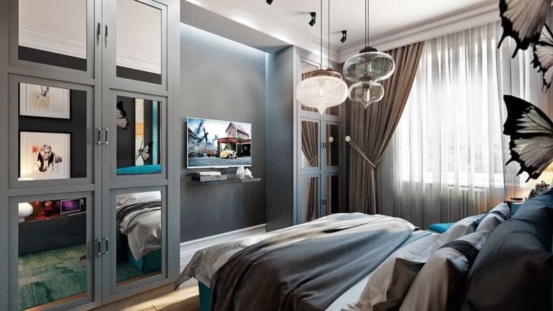 Идеи оформления спальни — дизайн интерьера спальни 2022 года #3