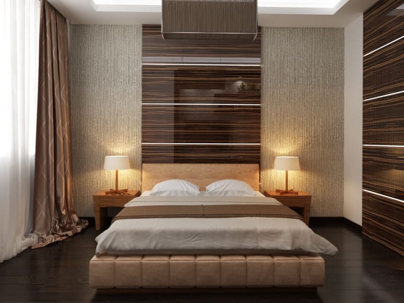 Идеи оформления спальни — дизайн интерьера спальни 2022 года #80