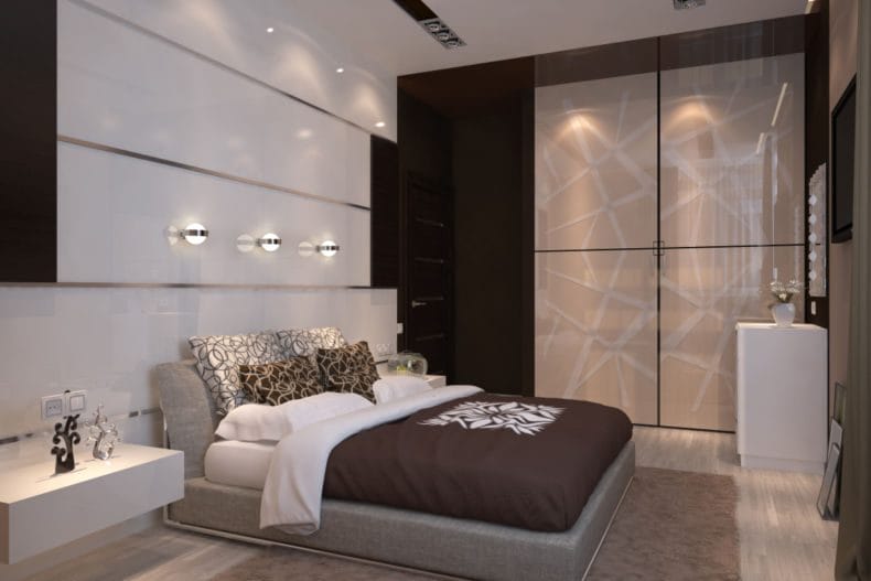 Идеи оформления спальни — дизайн интерьера спальни 2022 года #73