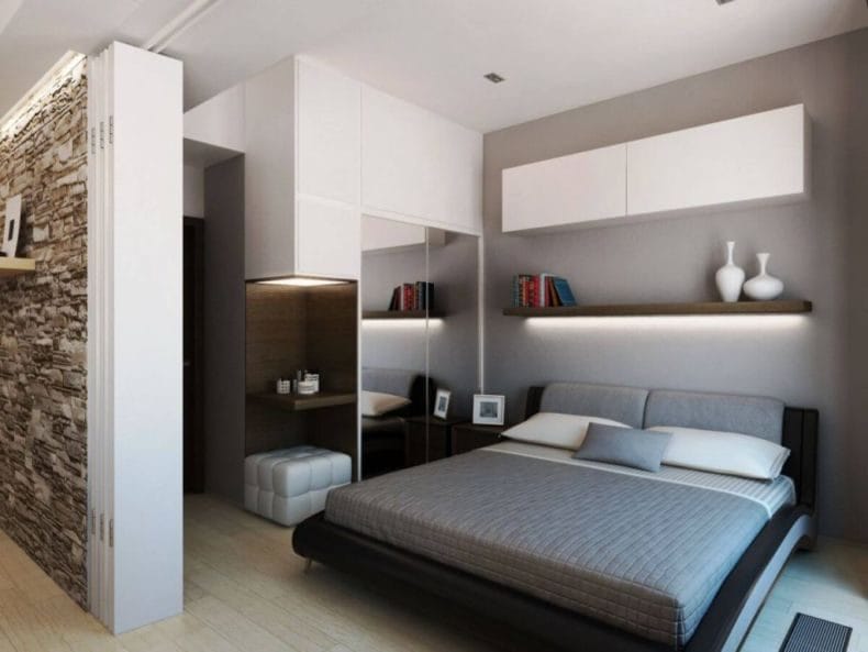 Идеи оформления спальни — дизайн интерьера спальни 2022 года #69