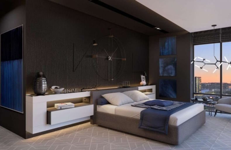Идеи оформления спальни — дизайн интерьера спальни 2022 года #67