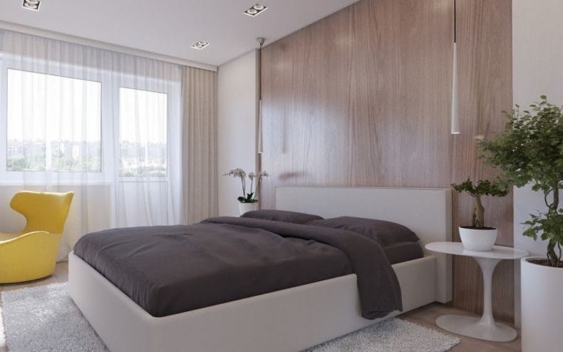 Идеи оформления спальни — дизайн интерьера спальни 2022 года #59