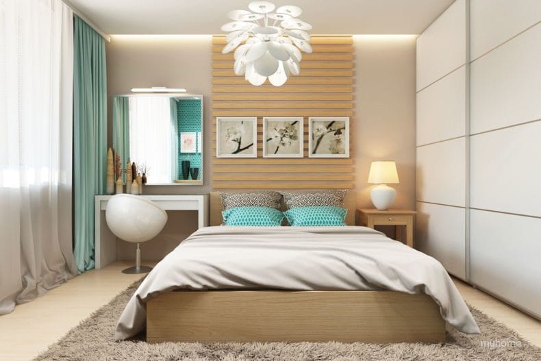 Идеи оформления спальни — дизайн интерьера спальни 2022 года #58