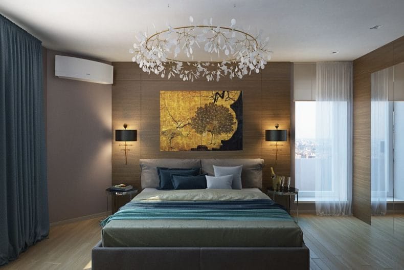Идеи оформления спальни — дизайн интерьера спальни 2022 года #50