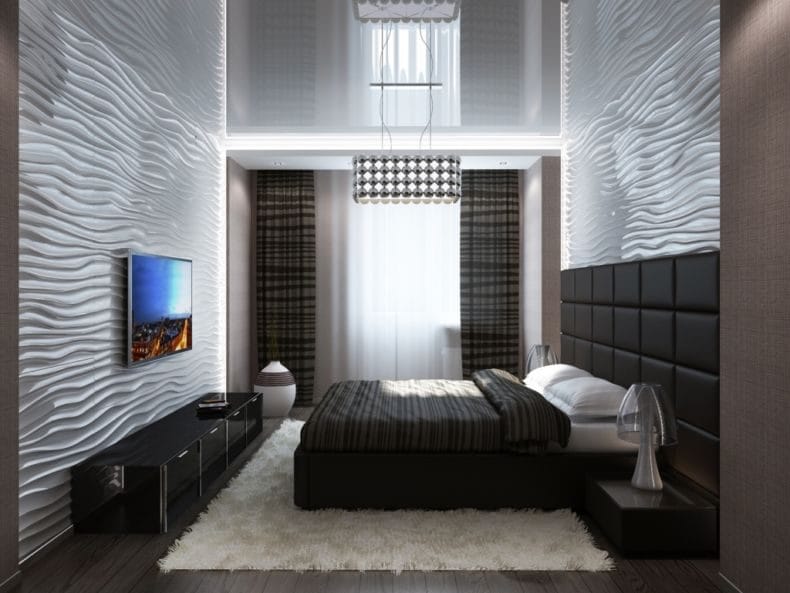Идеи оформления спальни — дизайн интерьера спальни 2022 года #49