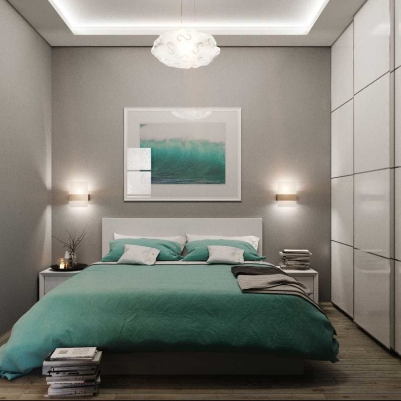 Идеи оформления спальни — дизайн интерьера спальни 2022 года #46