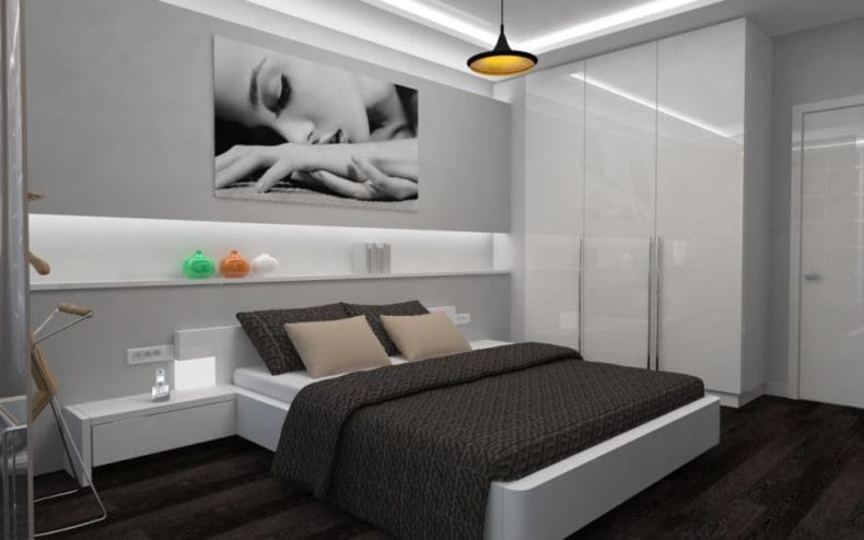 Идеи оформления спальни — дизайн интерьера спальни 2022 года #44